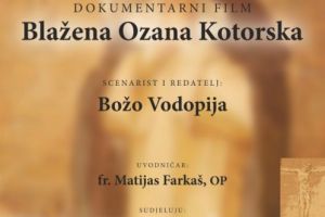U Dubrovniku prikazan dokumentarni film “Blažena Ozana Kotorska”