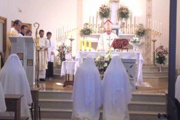 Prvi redovnički zavjeti kćeri Srca Isusova u Lasinji