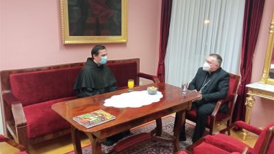 Kardinal bozanic primio generalnog vizitatora franjevaca konventualaca 1