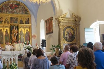 Blagoslov obnovljene crkve Gospe od Špilice na Lopudu