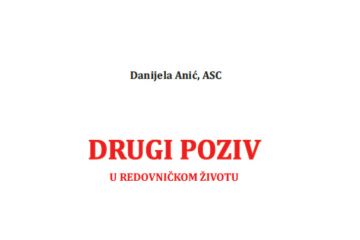 Objavljena knjiga s. Danijele Anić „Drugi poziv u redovničkom životu“