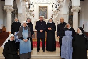 Nuncij Lingua prilikom boravka u Zadru posjetio Samostan benediktinki sv. Marije