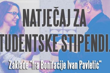 Natječaj za dodjelu studentskih stipendija Biskupijske zaklade „Fra Bonifacije Ivan Pavletić”