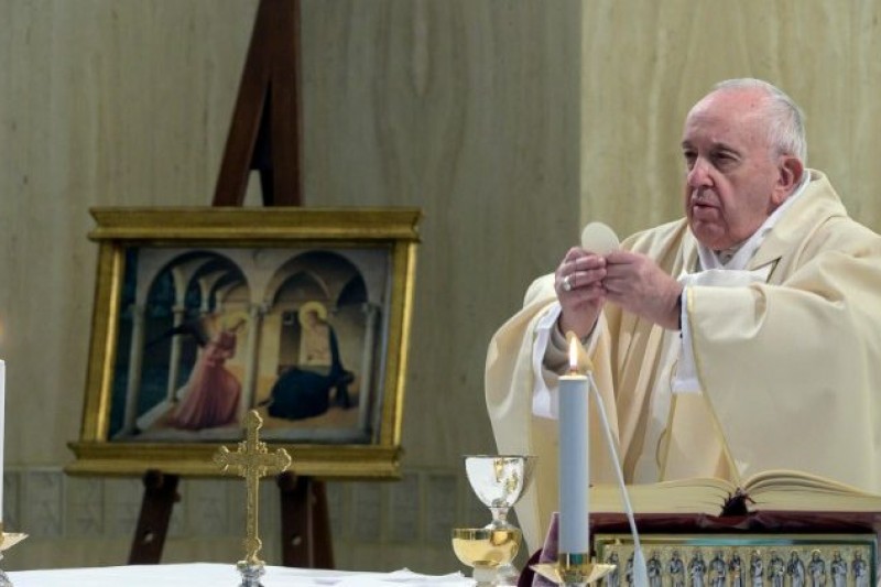 Papa na Blagovijest molio za redovnice koje brinu za bolesne Papa na Blagovijest molio za redovnice koje brinu za bolesne