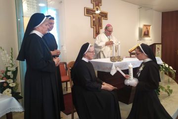 Proslava sv. Franje u kući matici Sestara franjevki od Bezgrješne u Šibeniku