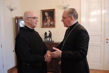 Provincijal Milosrdne braće Massimo Villa posjetio biskupa Škvorčevića Provincijal Milosrdne braće Massimo Villa posjetio biskupa Škvorčevića