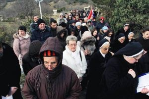 Križni put osoba posvećenoga života s područja Šibenske biskupije