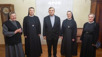 Biskup martinovic primio poglavaricu sarajevske provincije sestara sluzavki maloga isusa 1