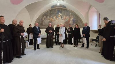 Fra massimo fusarelli blagoslovio konstruktivno obnovljen franjevacki samostan na zagrebackom kaptolu 2