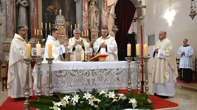Misa na zavrsetku kapitula franjevacke kustodije sv jeronima u dalmaciji i istri 12