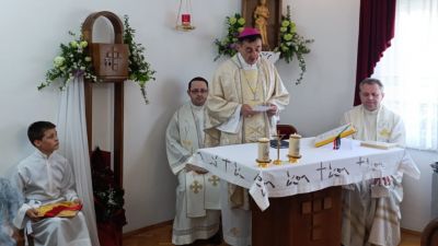 Biskup marko medo predvodio misno slavlje u samostanu sv josipa u otoccu 5