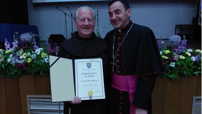 Fra juro marcinkovic odlikovan priznanjem licko senjske zupanije 1
