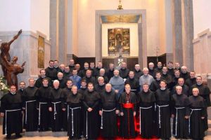 Kardinal Bozanić sa sudionicima kapitula Hrvatske provincije svetoga Jeronima franjevaca konventuala