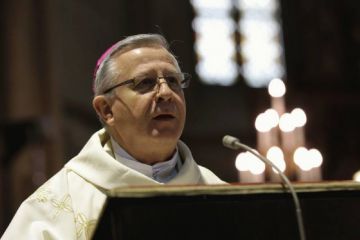 Druga jutarnja misa drugog dana boravka tijela sv. Leopolda Bogdana Mandića u zagrebačkoj katedrali Druga jutarnja misa drugog dana boravka tijela sv. Leopolda Bogdana Mandića u zagrebačkoj katedrali
