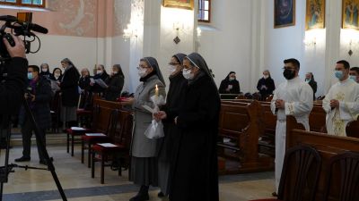 Svecani dozivotni zavjeti ursulinke s. marije nikoline klaric 1