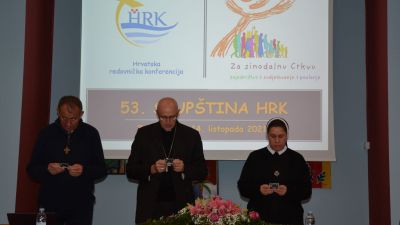 Zavrsio  prvi dan zasjedanja 53  skupstine hrvatske redovnicke konferencije