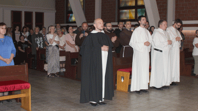 Redovnicko zavjetovanje dominikanaca u zagrebu 1