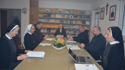 Blagoslov djelatnika i prostorija u sjedistu hrvatske redovnicke konferencije 1