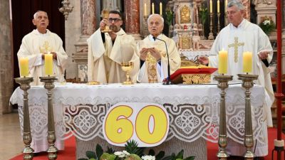 Fra stanko skunca proslavio 60 godina svecenistva u crkvi sv frane u zadru 3