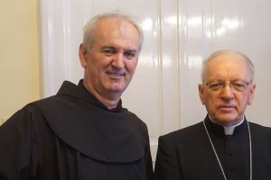 Biskup Škvorčević primio provincijala fra Jozu Grbeša