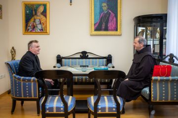 Kardinal Bozanić primio provincijala Franjevačke provincije Presvetog Otkupitelja u Splitu