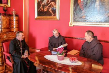 Kardinal Bozanić primio provincijala fra Marka Mršu