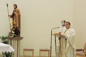 Mons. Hranić na svetkovinu sv. Josipa u Karmelu u Breznici Đakovačkoj