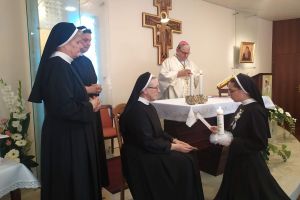 Proslava sv. Franje u kući matici Sestara franjevki od Bezgrješne u Šibeniku
