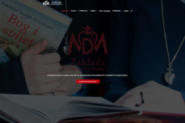Web prezentacija Zaklade „Marija De Mattias“ u novom ruhu