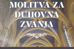 Korizmena molitva za duhovna zvanja